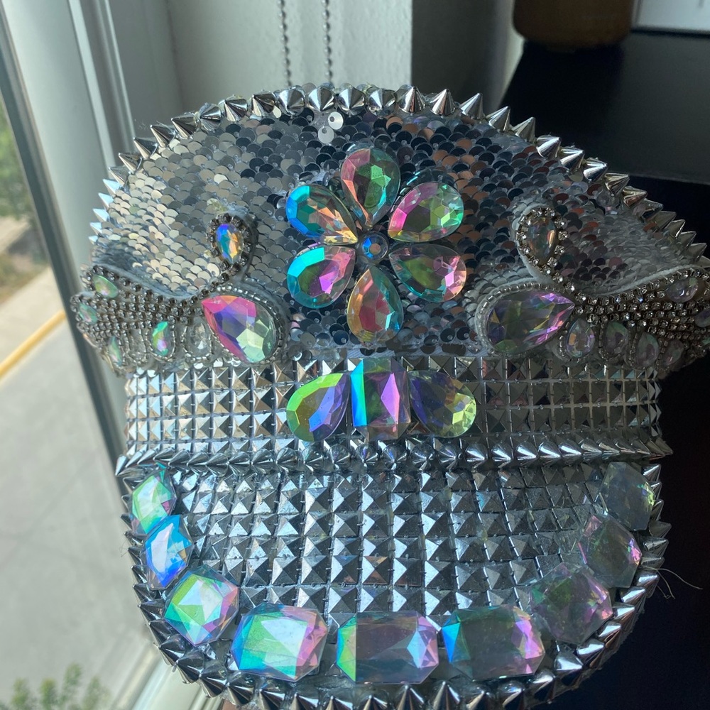 Silver festival captains hat